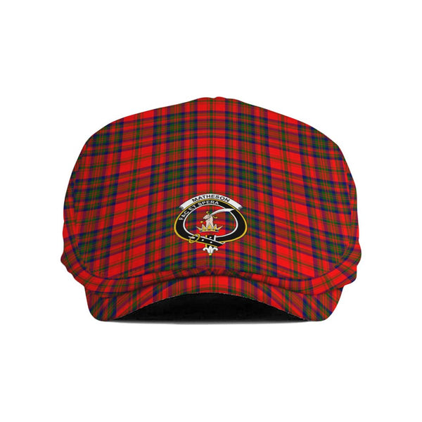 Scottish Matheson Clan Crest Tartan Flat Cap Tartan Plaid 1