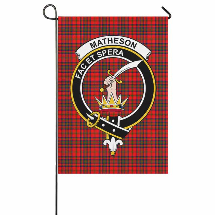 Scottish Matheson Clan Crest Tartan Garden Flag Tartan Plaid 1