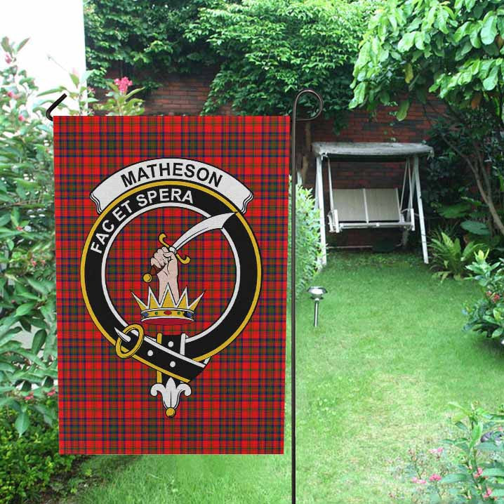 Scottish Matheson Clan Crest Tartan Garden Flag Tartan Plaid 2