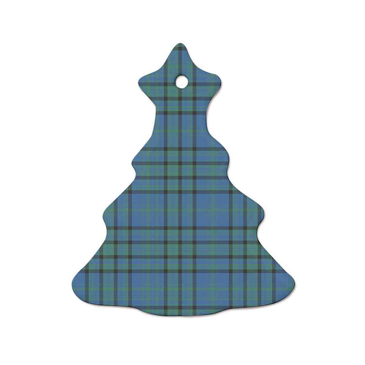 Scottish Matheson Hunting Ancient Clan Tartan Ceramic Ornament  Tree Shape Tartan Plaid