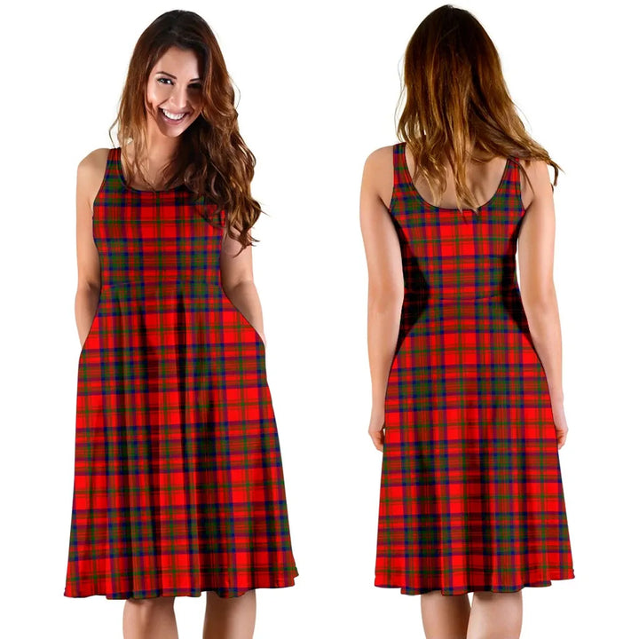 Scottish Matheson Modern Clan Tartan Women Midi Dress