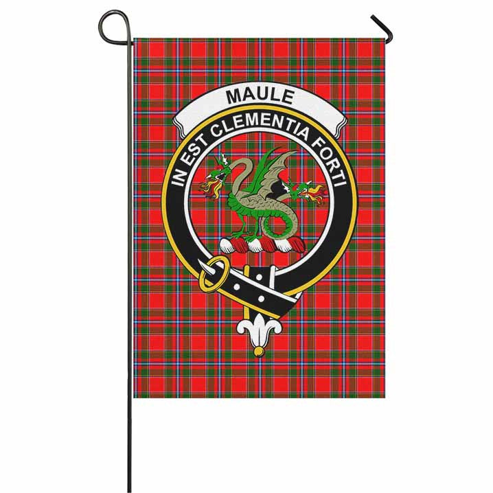 Scottish Maule Clan Crest Tartan Garden Flag Tartan Plaid 1
