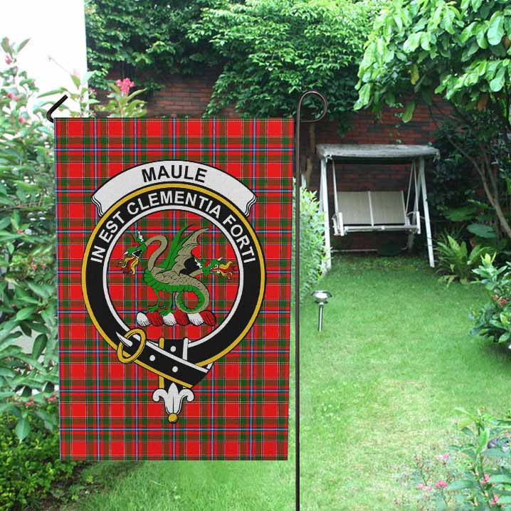 Scottish Maule Clan Crest Tartan Garden Flag Tartan Plaid 2