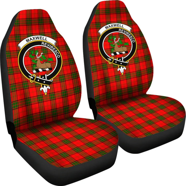 Scottish Maxwell Clan Crest Tartan Car Seat Covers 4