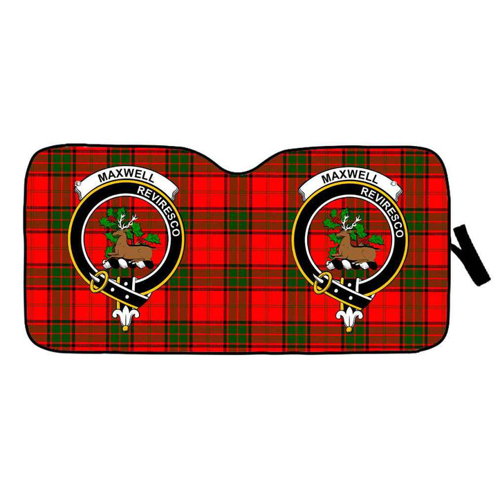 Scottish Maxwell Clan Crest Tartan Car Windshield Sun Shade Tartan Plaid 1