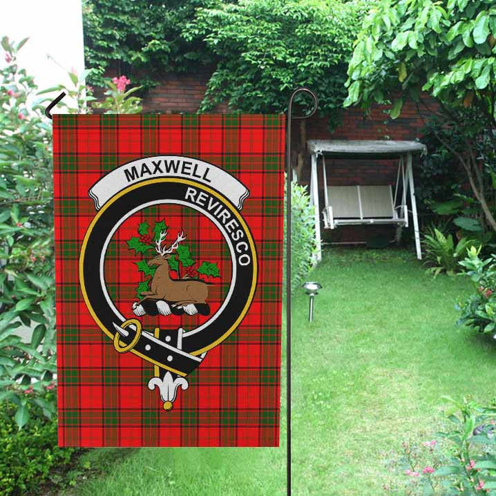 Scottish Maxwell Clan Badge Tartan Garden Flag | Tartanplaid.co ...