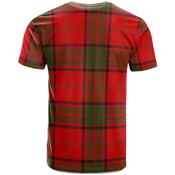 Scottish Maxwell Clan Crest Tartan T-Shirt Back Side Tartan Plaid