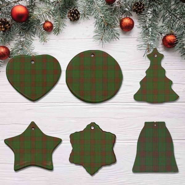 Scottish Maxwell Hunting Clan Tartan Ceramic Ornament All Tartan Plaid