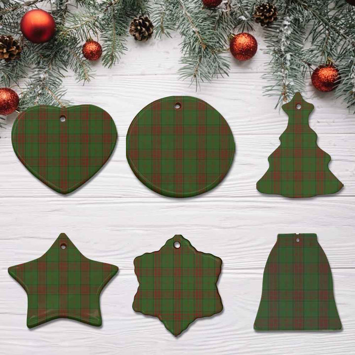 Scottish Maxwell Hunting Clan Tartan Ceramic Ornament All Tartan Plaid