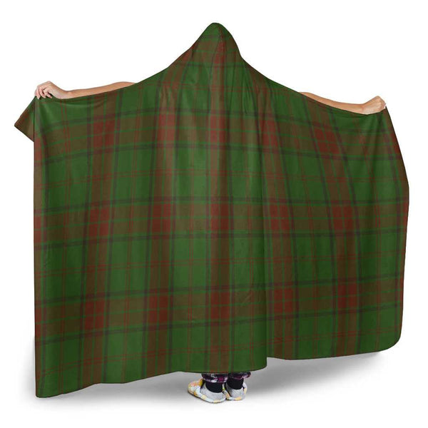 Scottish Maxwell Hunting Clan Tartan Hooded Blanket Tartan Plaid 2