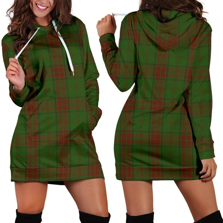Scottish Maxwell Hunting Clan Tartan Hoodie Dress