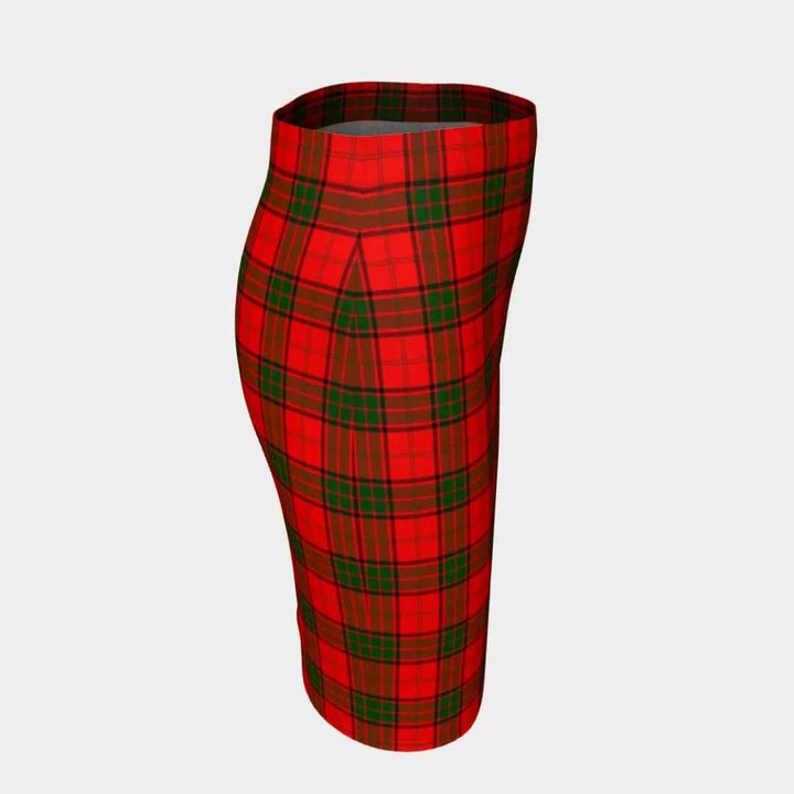 Scottish Maxwell Modern Clan Tartan Fitted Skirt Tartan Plaid 3