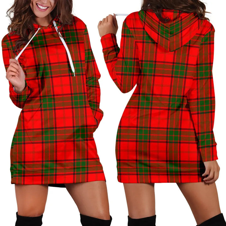 Scottish Maxwell Modern Clan Tartan Hoodie Dress