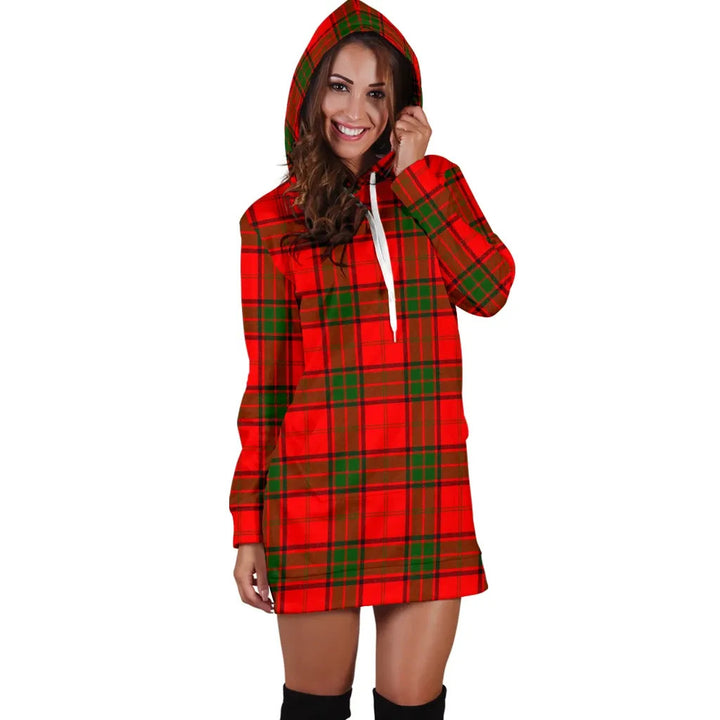 Scottish Maxwell Modern Clan Tartan Hoodie Dress