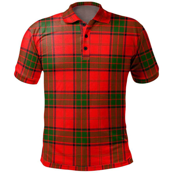 Scottish Maxwell Modern Clan Tartan Polo Shirt Front Side Tartan Plaid