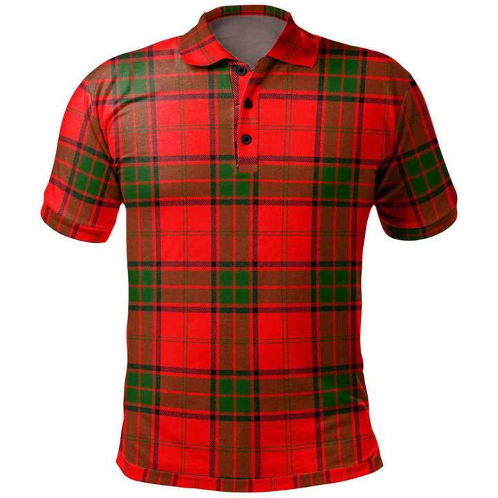 Scottish Maxwell Modern Clan Tartan Polo Shirt Front Side Tartan Plaid