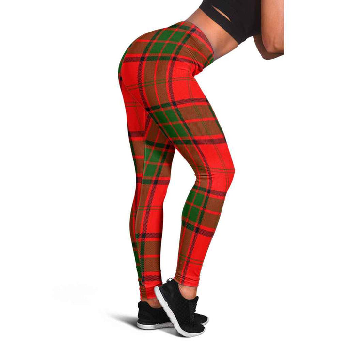 Scottish Maxwell Modern Clan Tartan Women Leggings Tartan Plaid 1