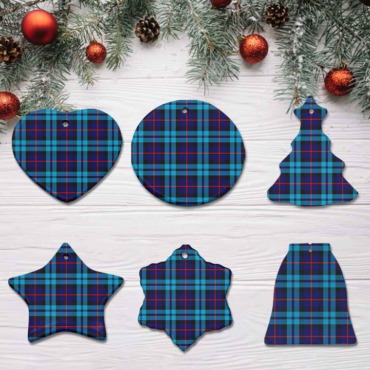 Scottish McCorquodale Clan Tartan Ceramic Ornament All Tartan Plaid