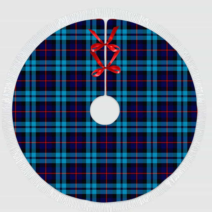 Scottish McCorquodale Clan Tartan Christmas Tree Skirt Tassels 1 Tartan Plaid