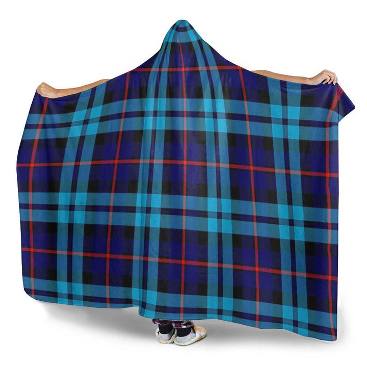 Scottish McCorquodale Clan Tartan Hooded Blanket Tartan Plaid 3