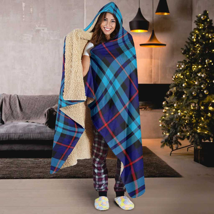 Scottish McCorquodale Clan Tartan Hooded Blanket Tartan Plaid 6