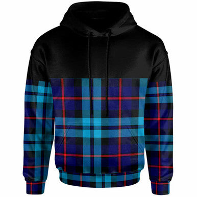 Scottish McCorquodale Clan Tartan Hoodie - Horizontal Style Front Side Tartan Plaid