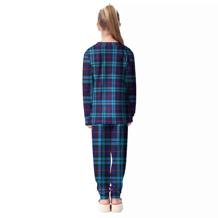 Scottish McCorquodale Clan Tartan Pajama Set Kid Back Side Tartan Plaid