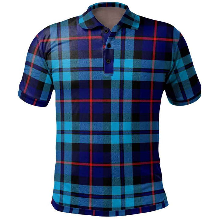 Scottish McCorquodale Clan Tartan Polo Shirt Front Side Tartan Plaid