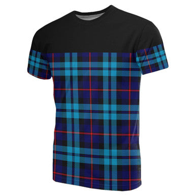 Scottish McCorquodale Clan Tartan T-Shirt Horizontal Style Front Side Tartan Plaid