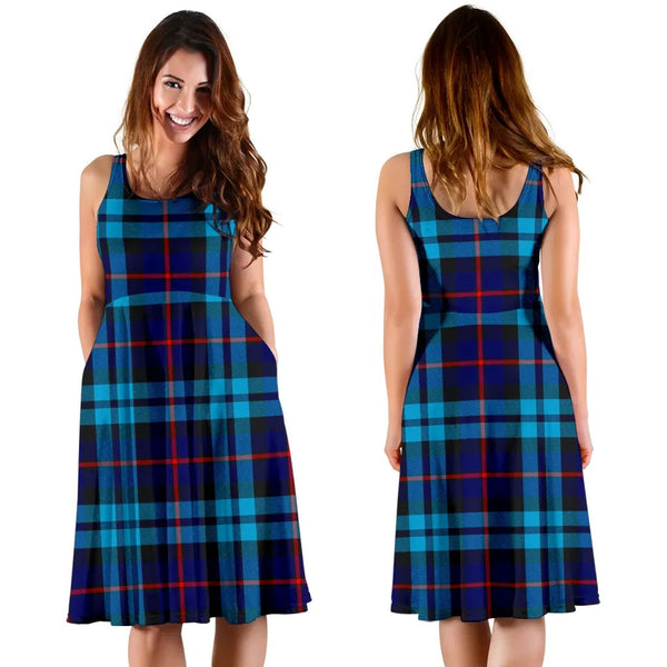 Scottish McCorquodale Clan Tartan Women Midi Dress