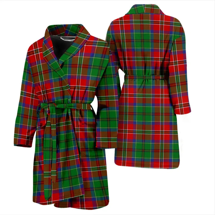 Scottish McCulloch Clan Tartan Bathrobe 3