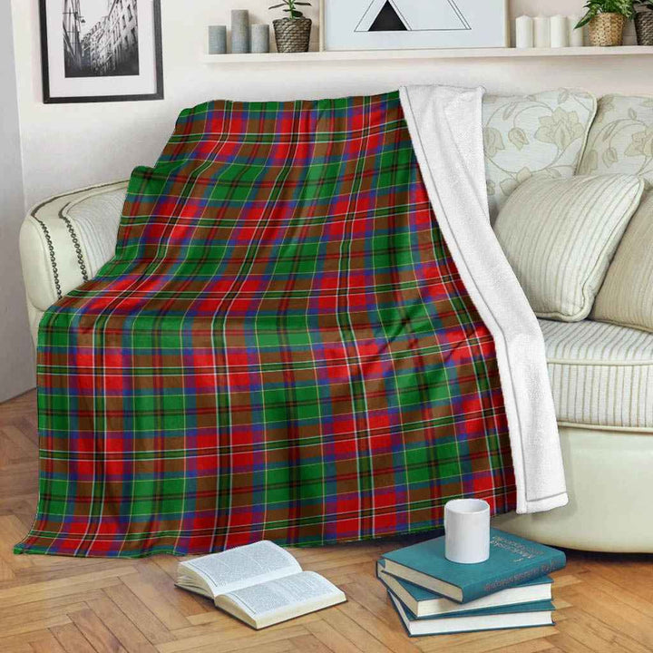 Scottish McCulloch Clan Tartan Blanket Tartan Plaid 2