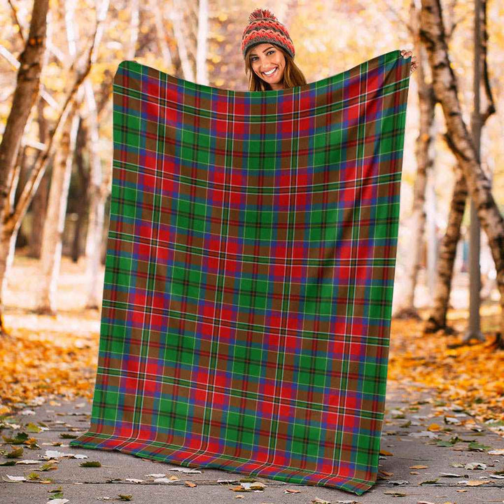Scottish McCulloch Clan Tartan Blanket Tartan Plaid 4