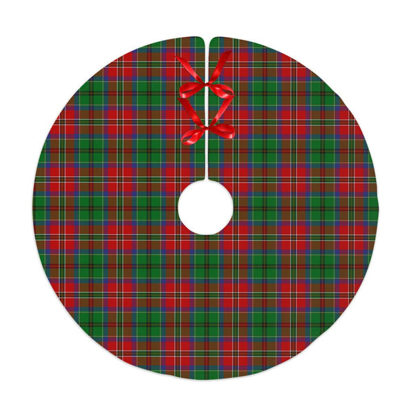 Scottish McCulloch Clan Tartan Christmas Tree Skirt No Tassels 1 Tartan Plaid