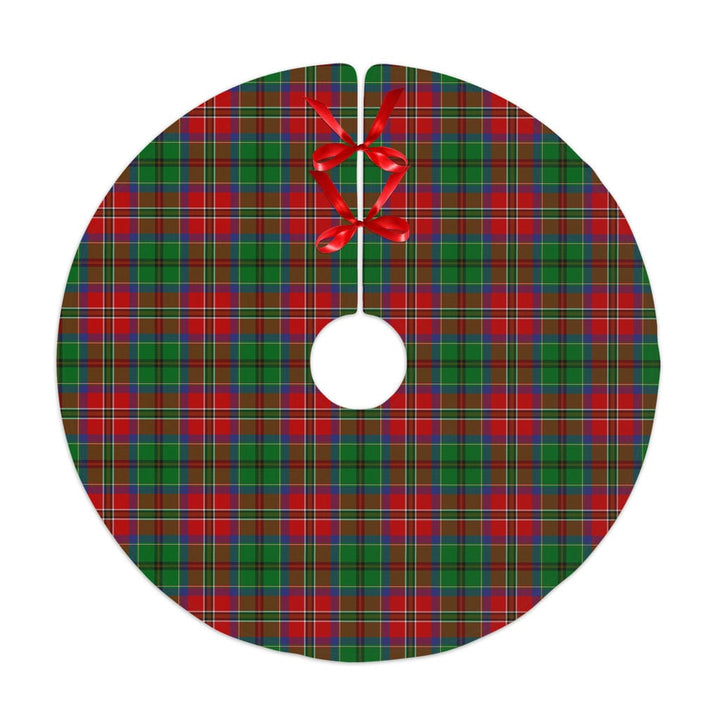 Scottish McCulloch Clan Tartan Christmas Tree Skirt No Tassels 1 Tartan Plaid