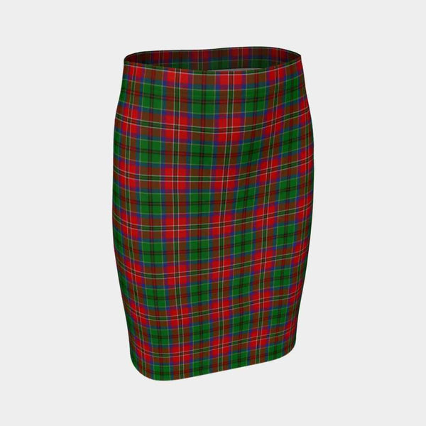 Scottish McCulloch Clan Tartan Fitted Skirt Tartan Plaid 1