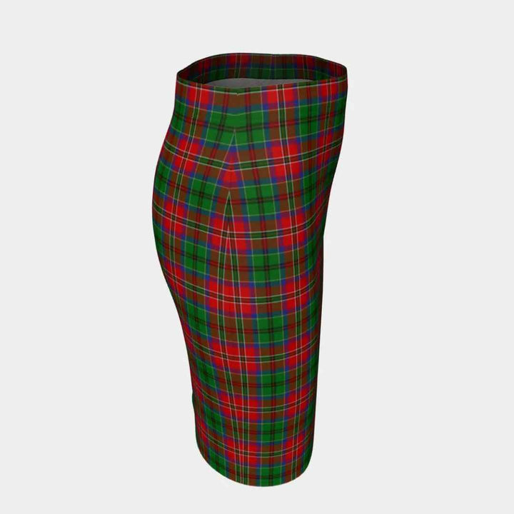 Scottish McCulloch Clan Tartan Fitted Skirt Tartan Plaid 3