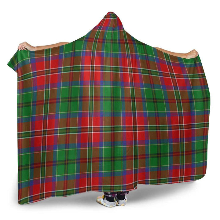 Scottish McCulloch Clan Tartan Hooded Blanket Tartan Plaid 2