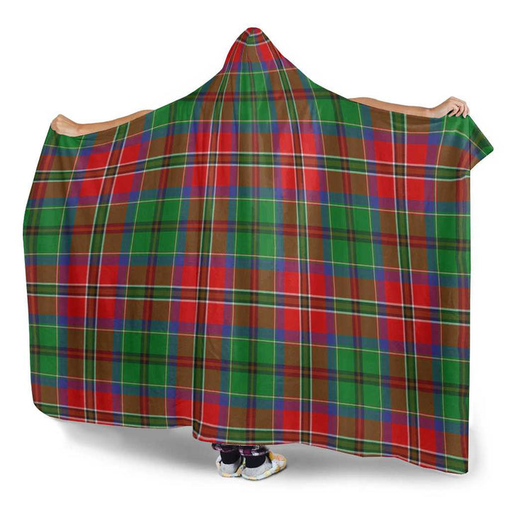 Scottish McCulloch Clan Tartan Hooded Blanket Tartan Plaid 3