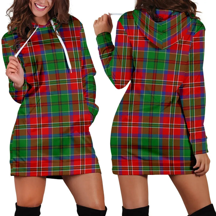 Scottish McCulloch Clan Tartan Hoodie Dress