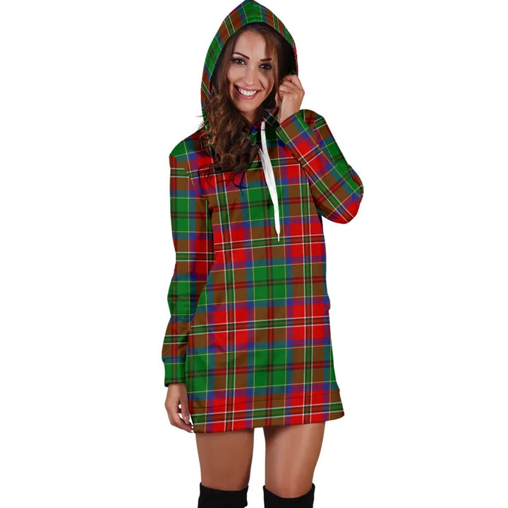 Scottish McCulloch Clan Tartan Hoodie Dress