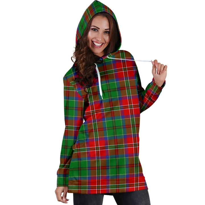 Scottish McCulloch Clan Tartan Hoodie Dress