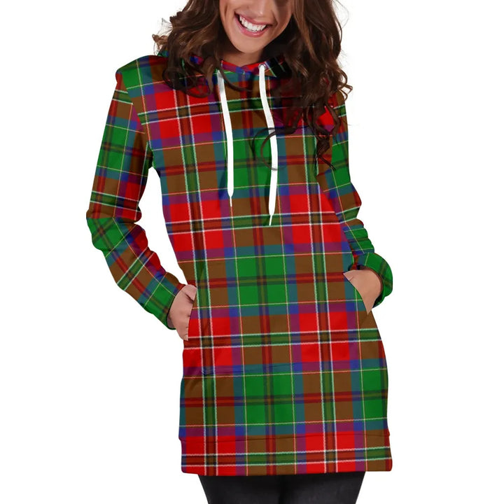 Scottish McCulloch Clan Tartan Hoodie Dress