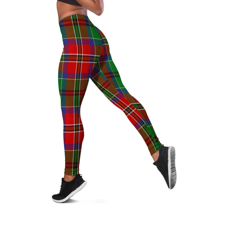 Scottish McCulloch Clan Tartan Women Leggings Tartan Plaid 2