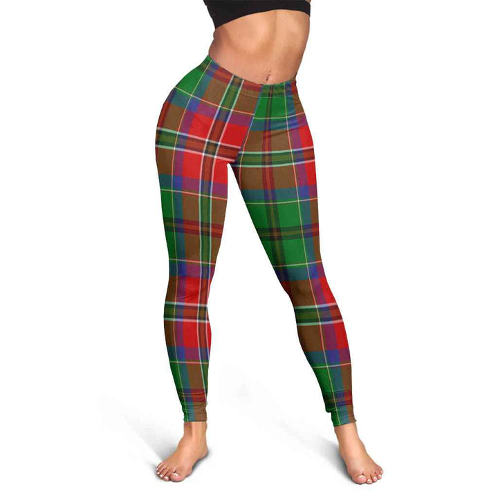 Scottish McCulloch Clan Tartan Women Leggings Tartan Plaid 3