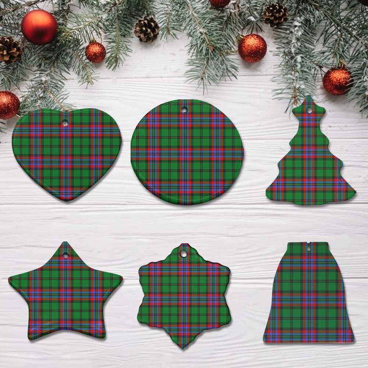 Scottish McGeachie Clan Tartan Ceramic Ornament All Tartan Plaid