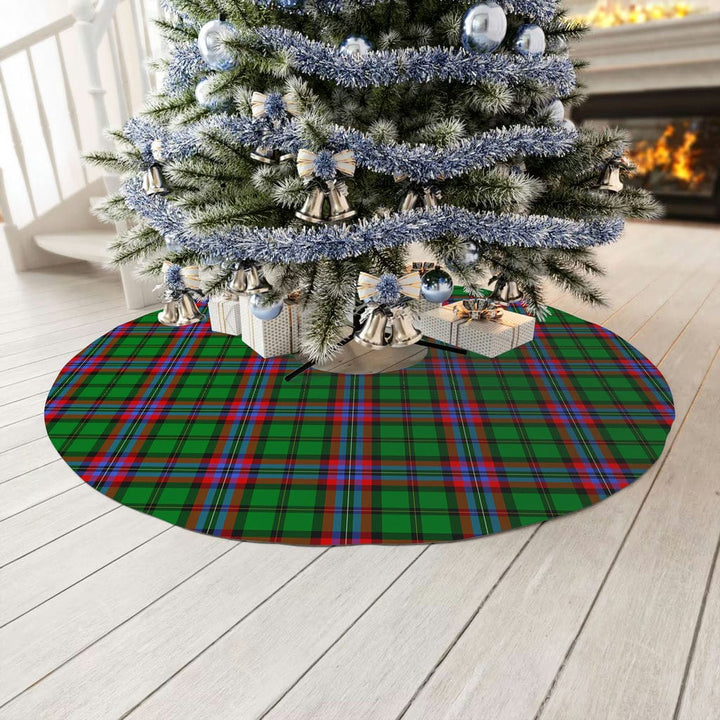 Scottish McGeachie Clan Tartan Christmas Tree Skirt No Tassels 3 Tartan Plaid