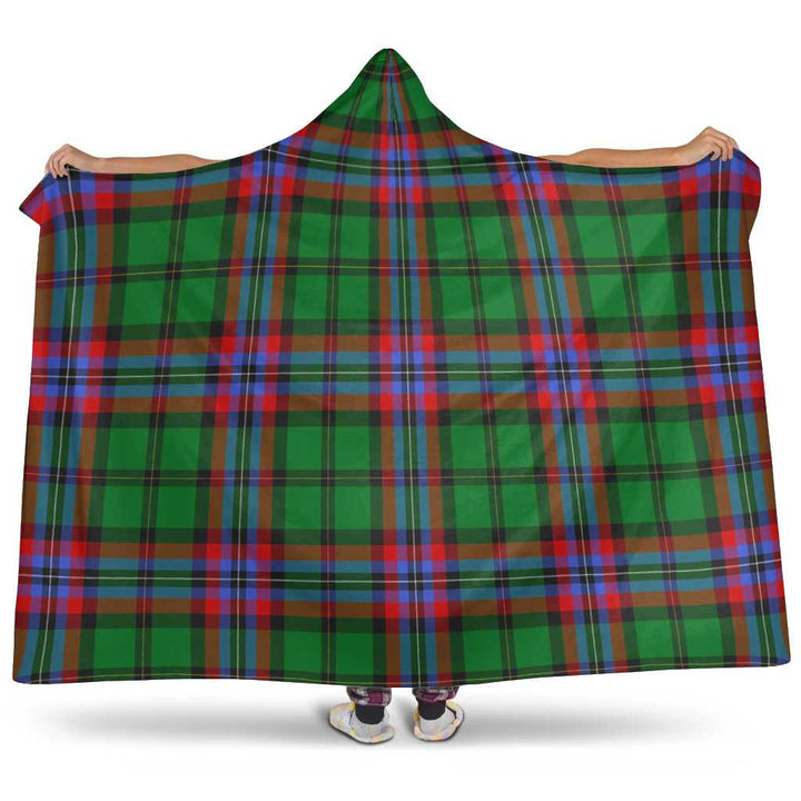 Scottish McGeachie Clan Tartan Hooded Blanket Tartan Plaid 1