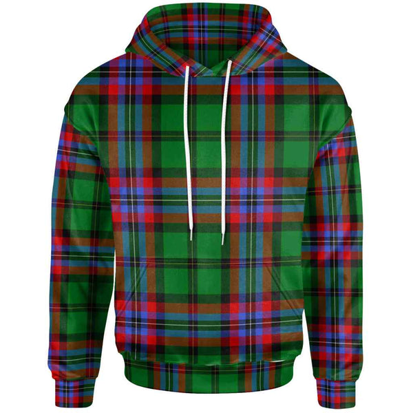 Scottish McGeachie Clan Tartan Hoodie Front Side Tartan Plaid