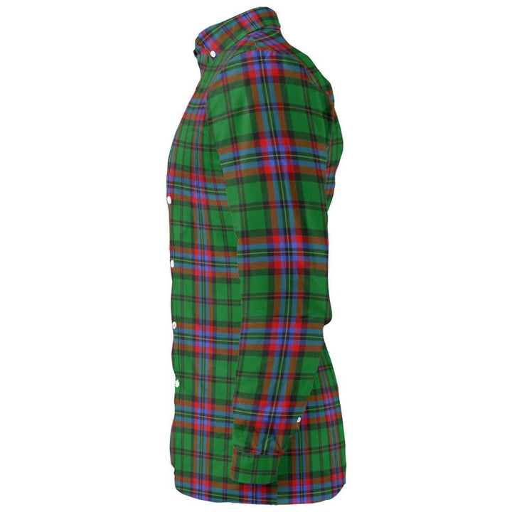Scottish McGeachie Clan Tartan Long Sleeve Shirt Tartan Plaid